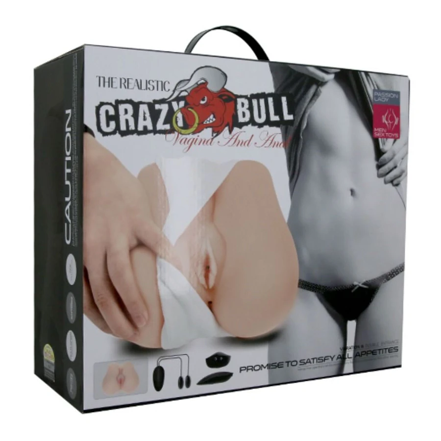 CRAZY BULL - VAGIN ET ANUS RÉALISTES AVEC POSITION DE VIBRATION 3